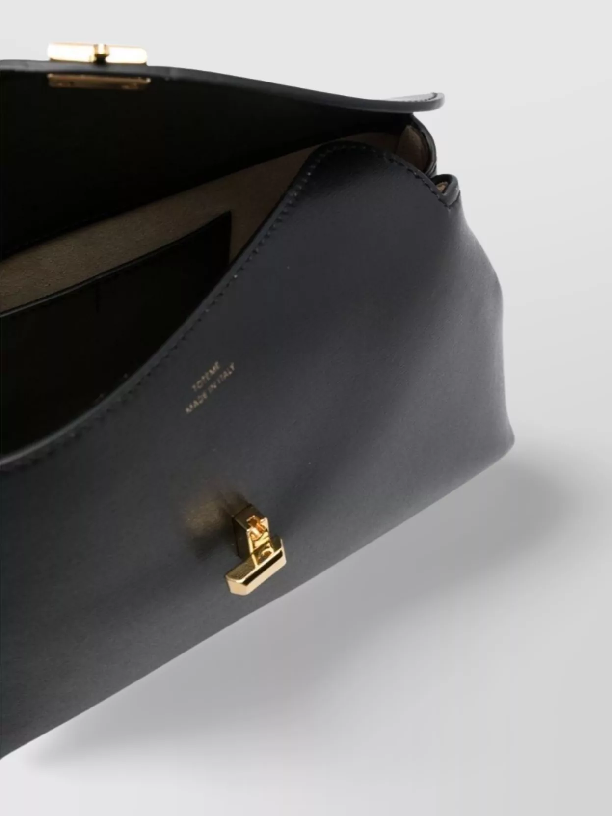 Totême Lock Leather Shoulder Bag