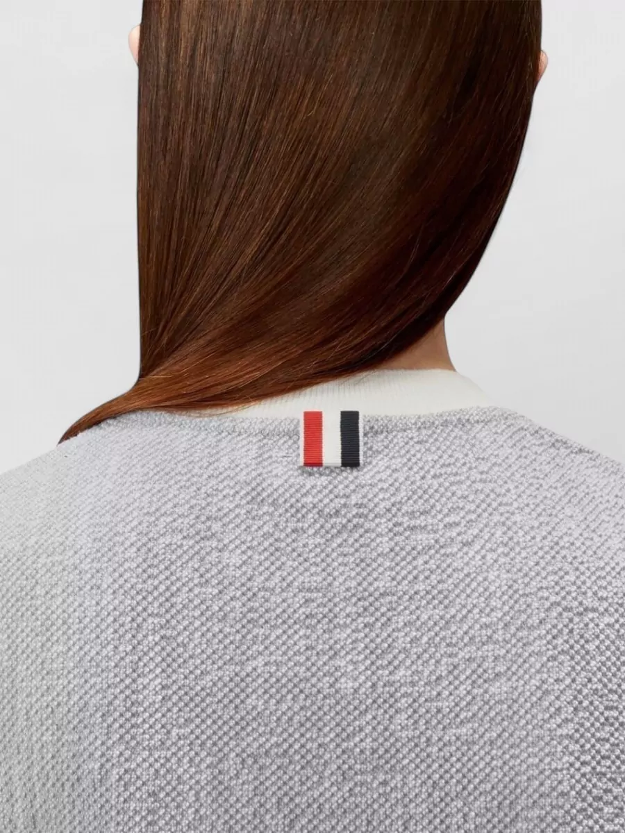 Thom Browne Ribbed Knit Short-Sleeve T-Shirt