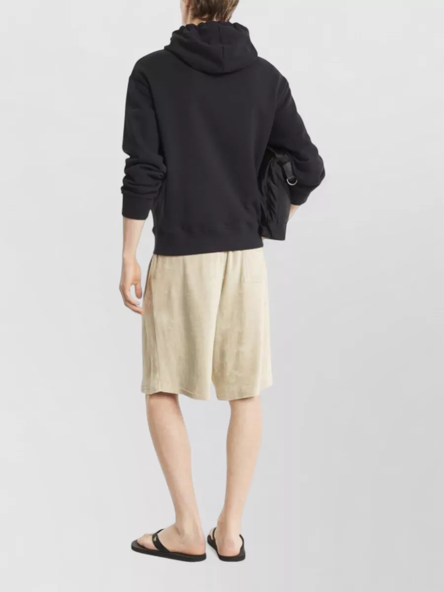 Maison Kitsuné Organic Cotton Relaxed-Fit Logo-Embroidered Hoodie
