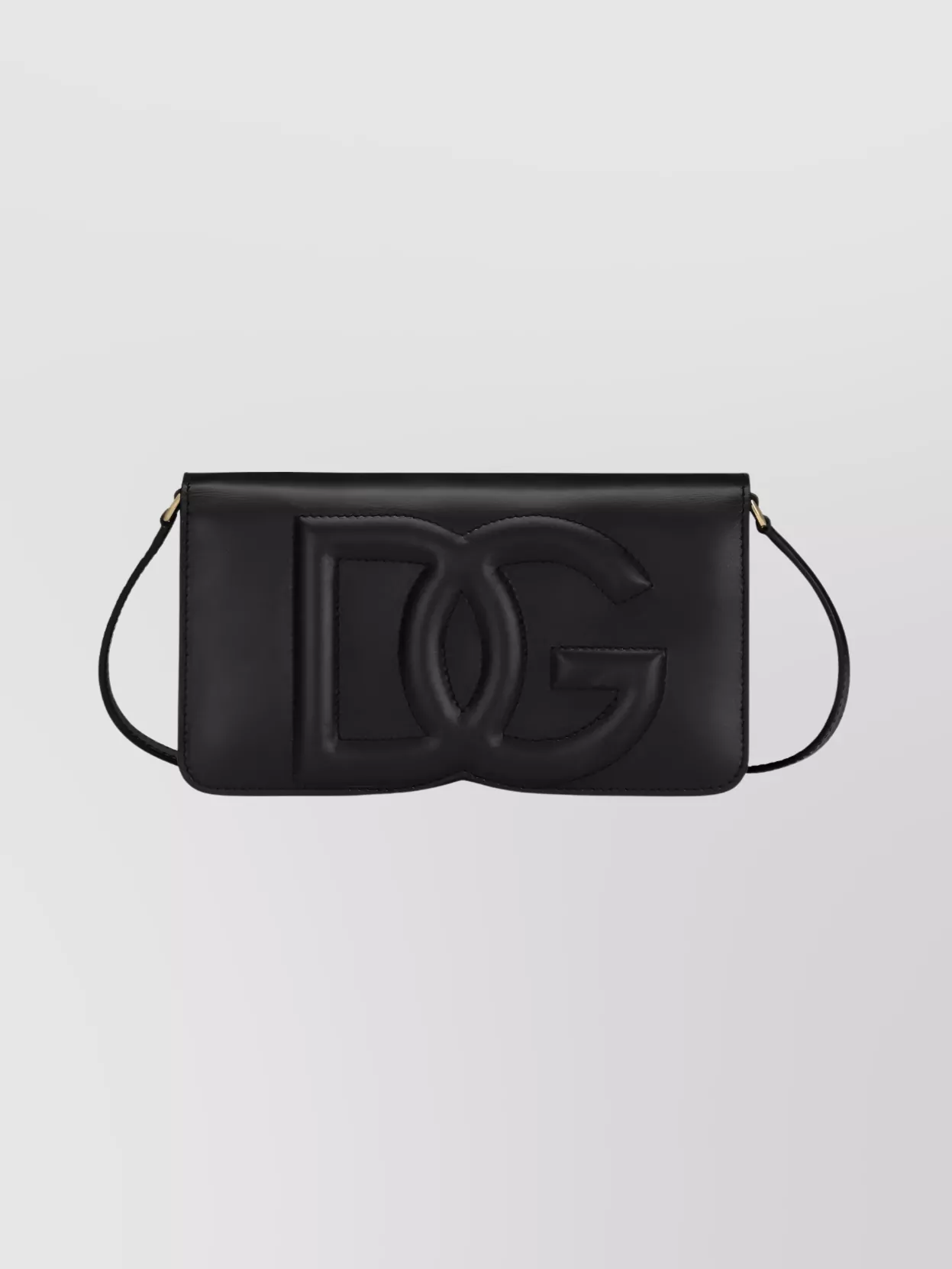 Shop Dolce & Gabbana Detachable Strap Logo Phone Bag