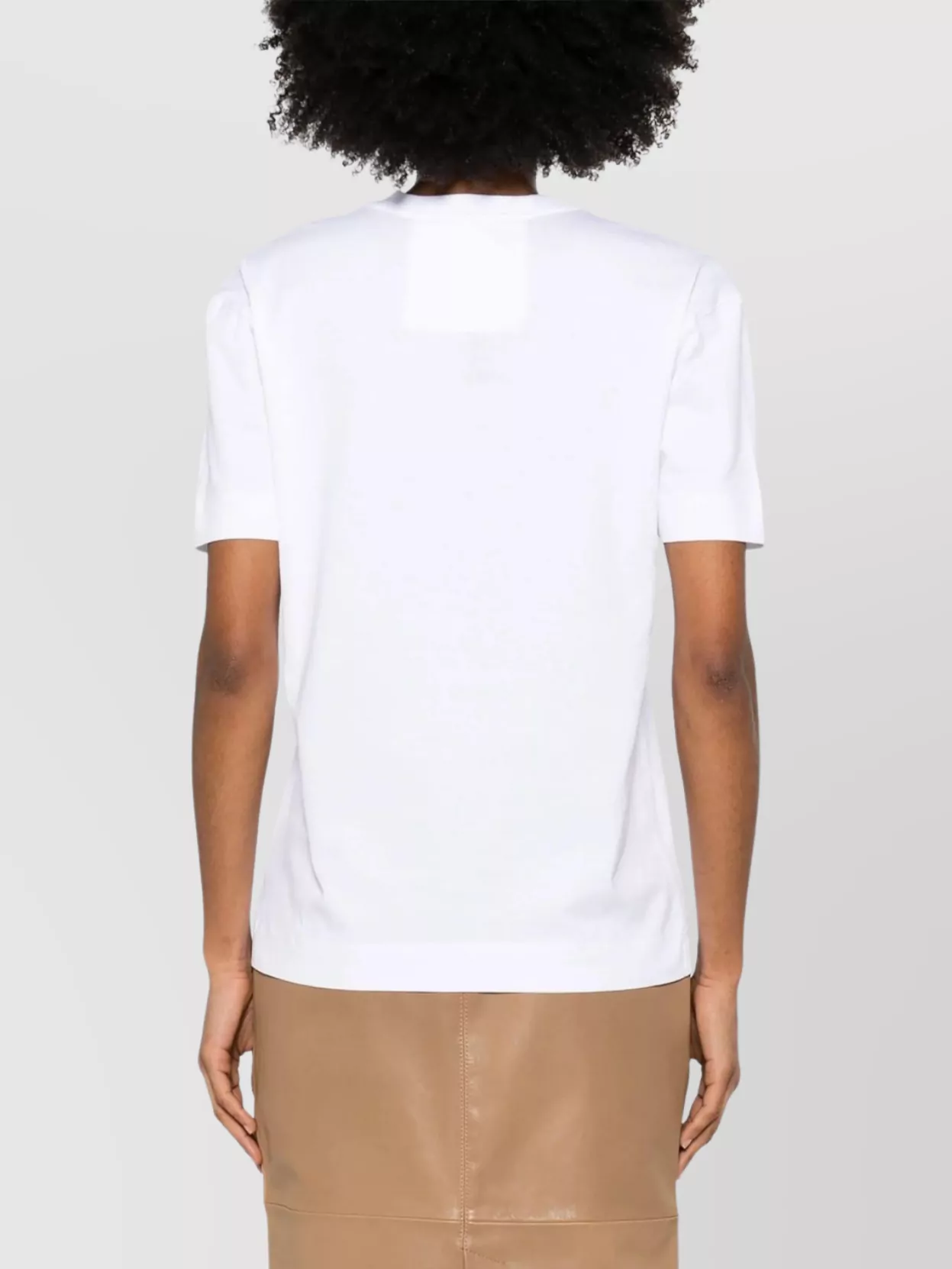 Givenchy White Cotton T-Shirt With Short Sleeves