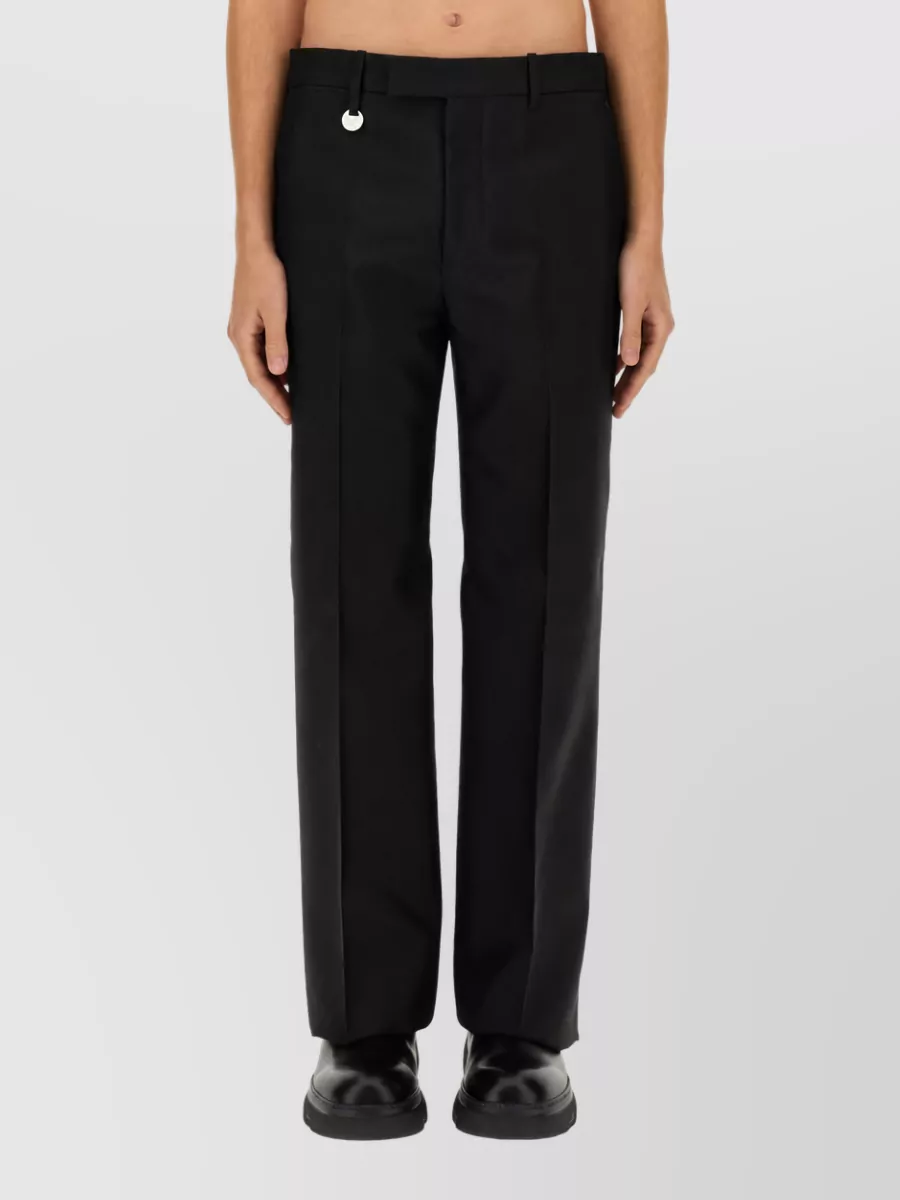 Burberry Virgin Wool Silk Tailored Trousers