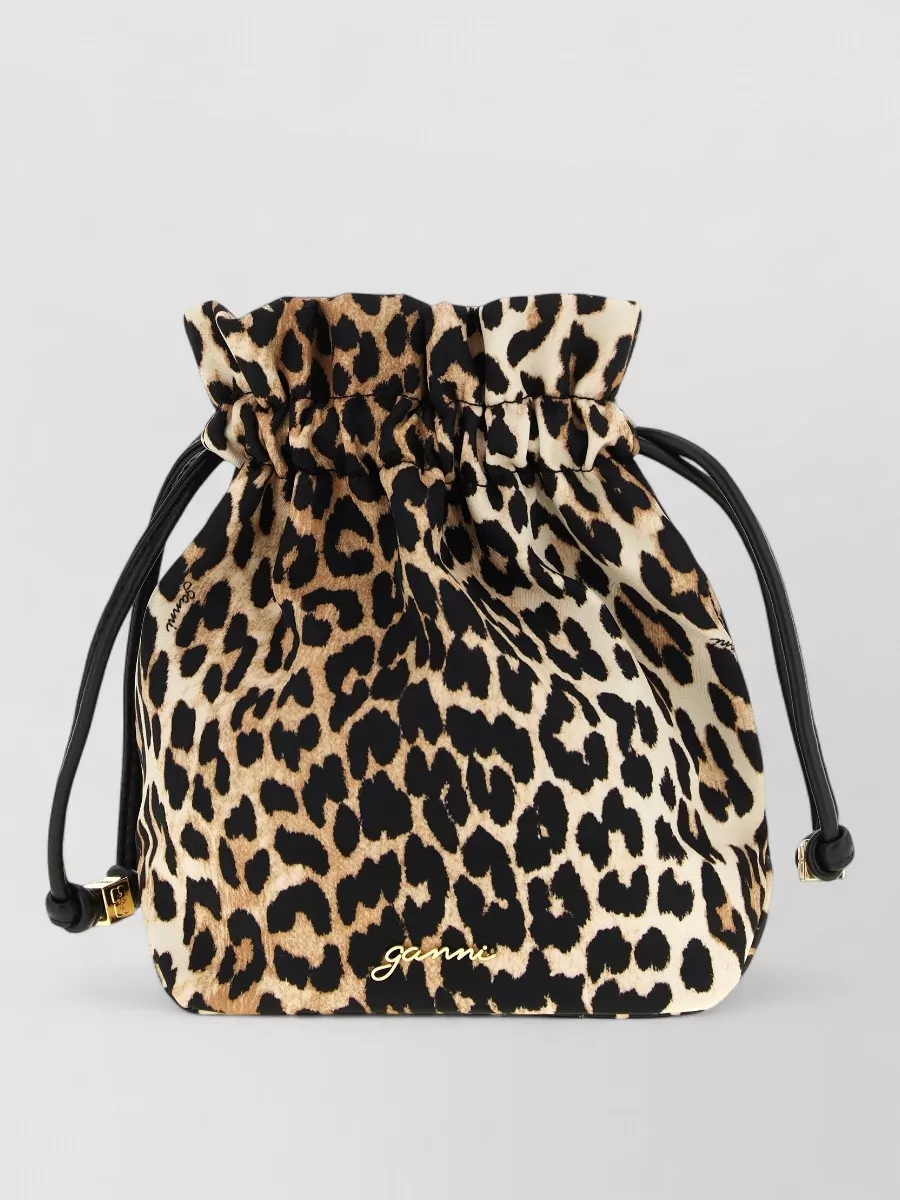 Ganni Na Recycled Polyamide Bucket Bag