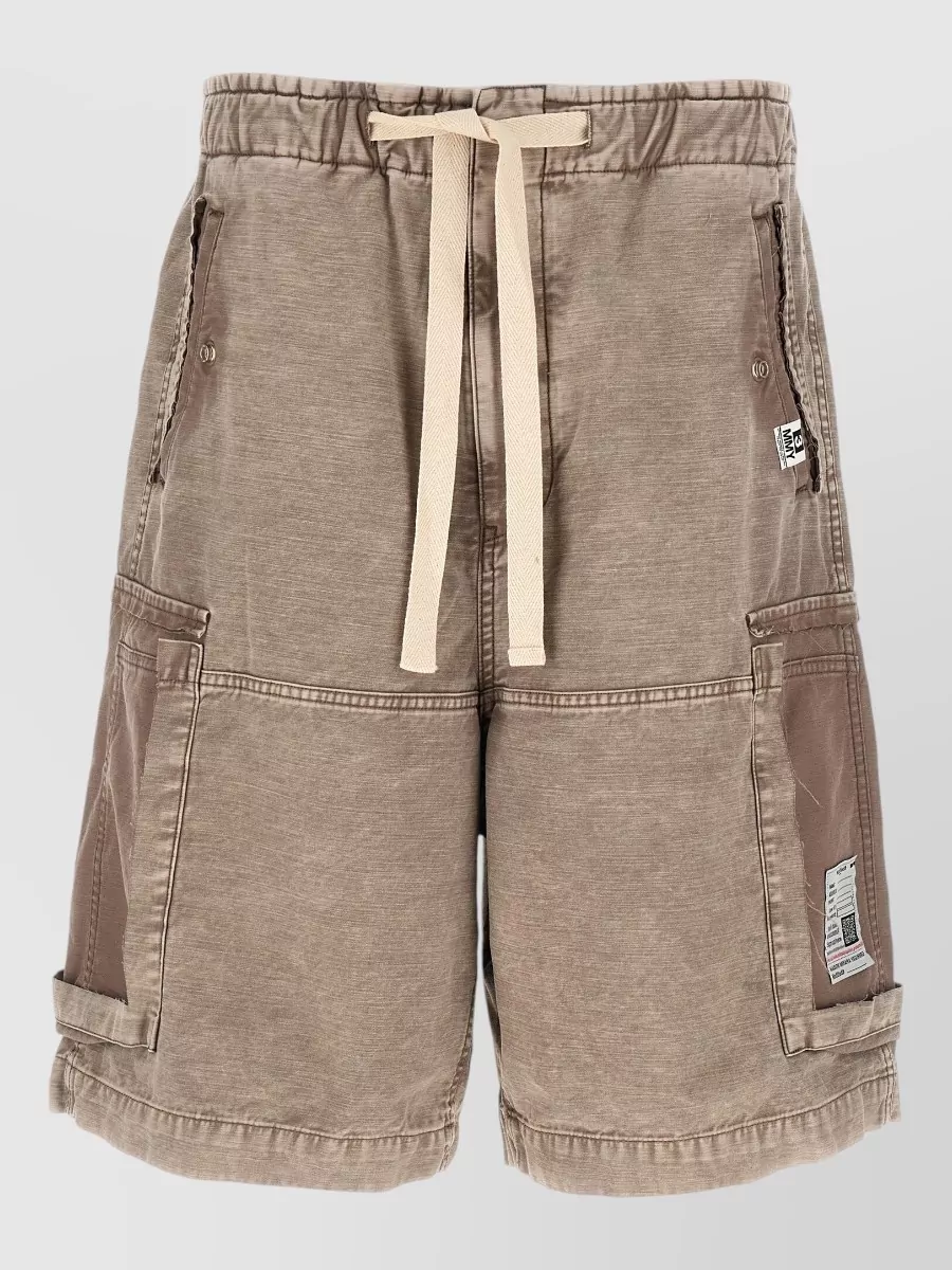Maison Mihara Yasuhiro Cotton Wide-Leg Bermuda Shorts