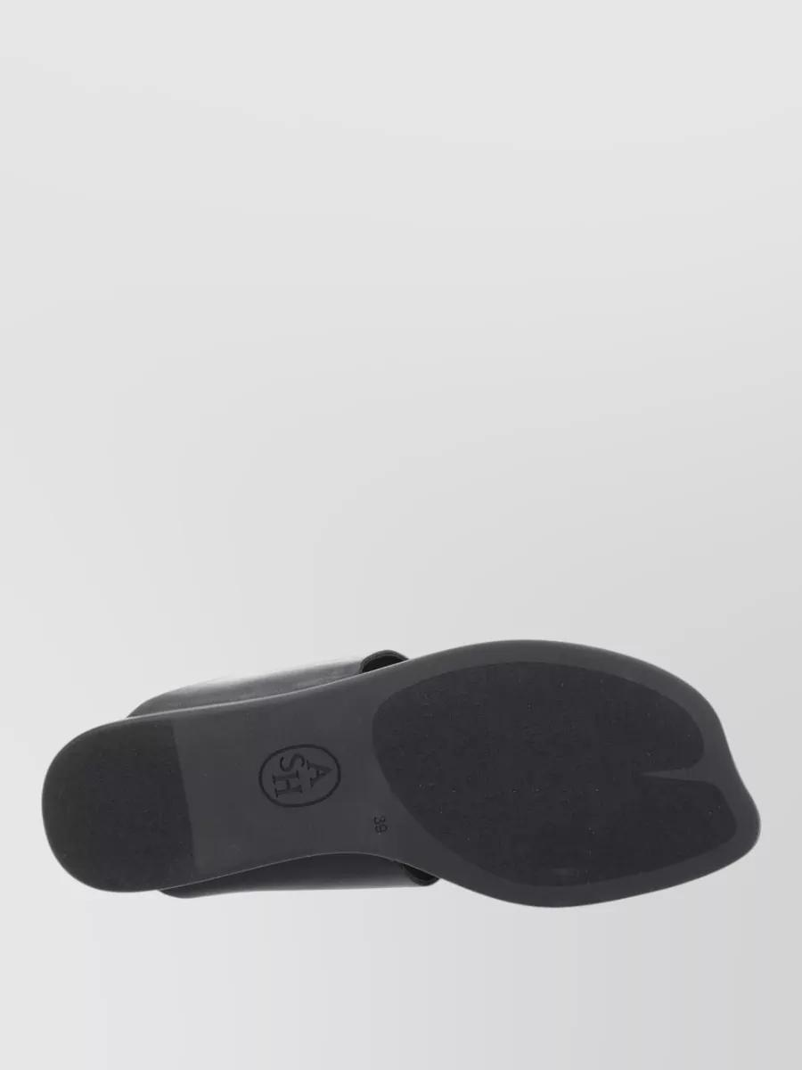 Ash Leather Flip Flops