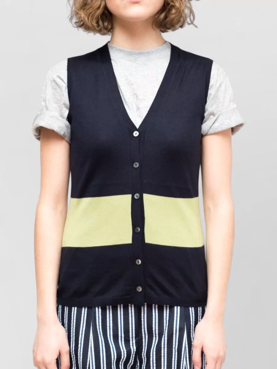 La Rose Ribbed Knitted Cardigan