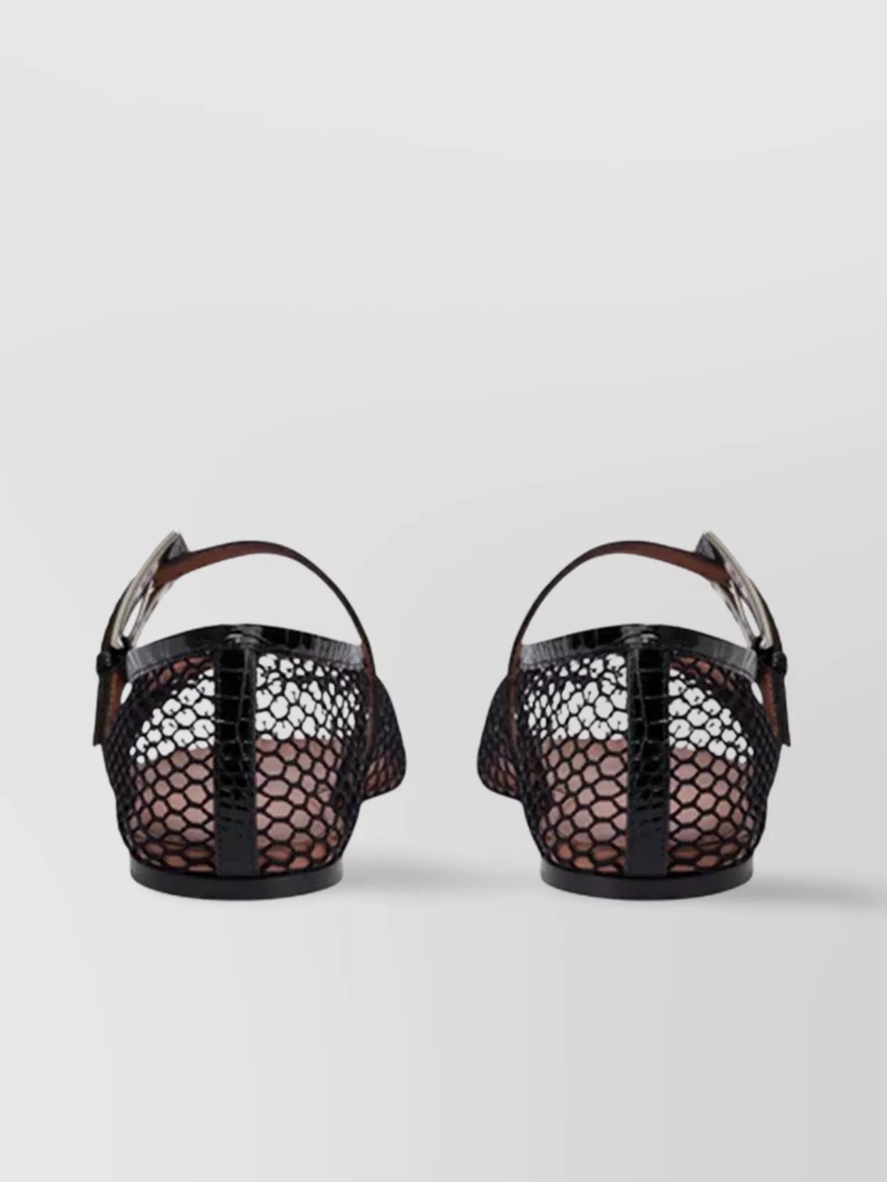Shop Paris Texas Sveva Buckle Ballet Flat