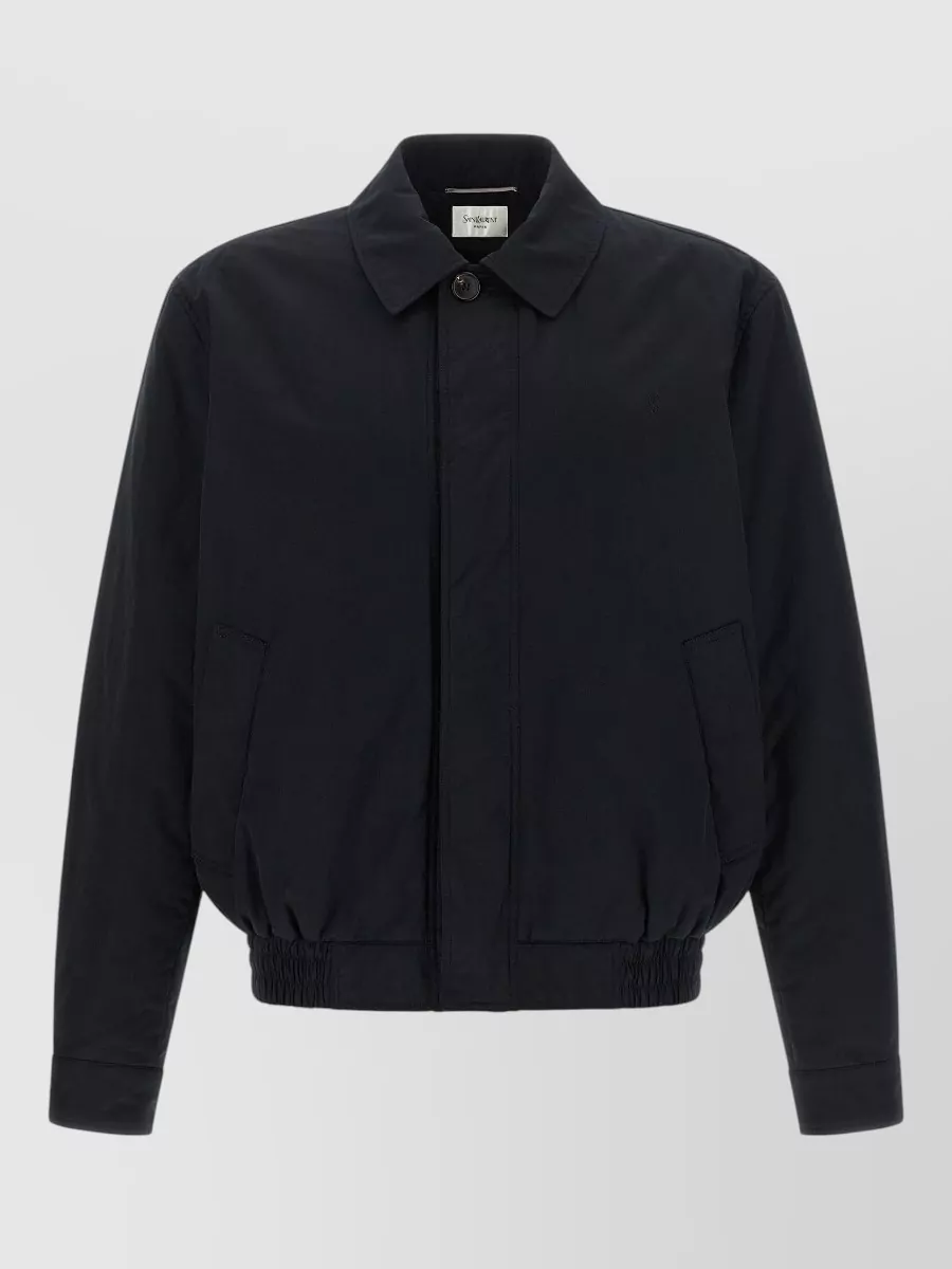 Saint Laurent cotton single-breasted jacket