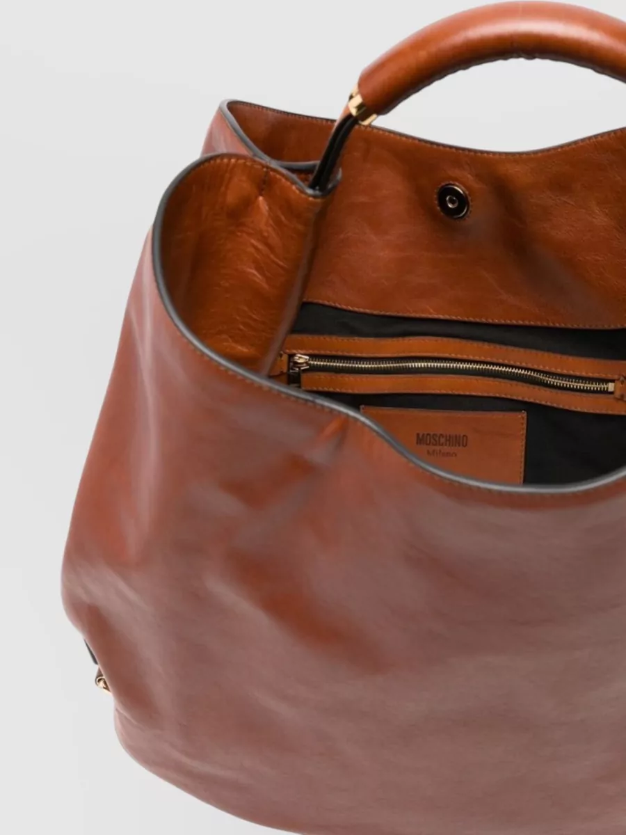 Moschino Leather Shoulder Bag