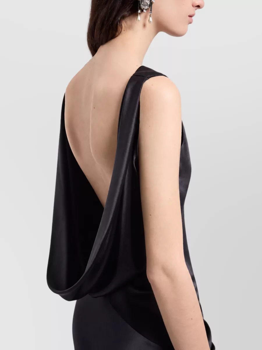 Nina Ricci Silk Knee-Length Midi Dress