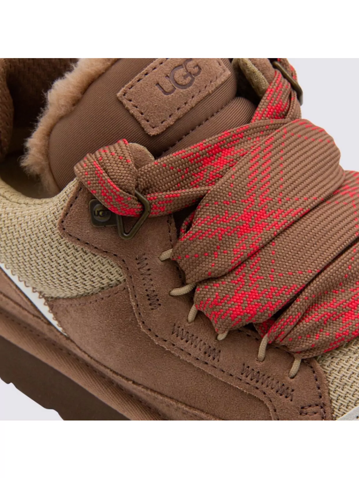 Ugg Ribbon-lace Leather Sneakers