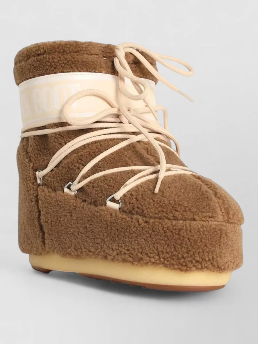 Moon Boot faux fur icon low ankle boots