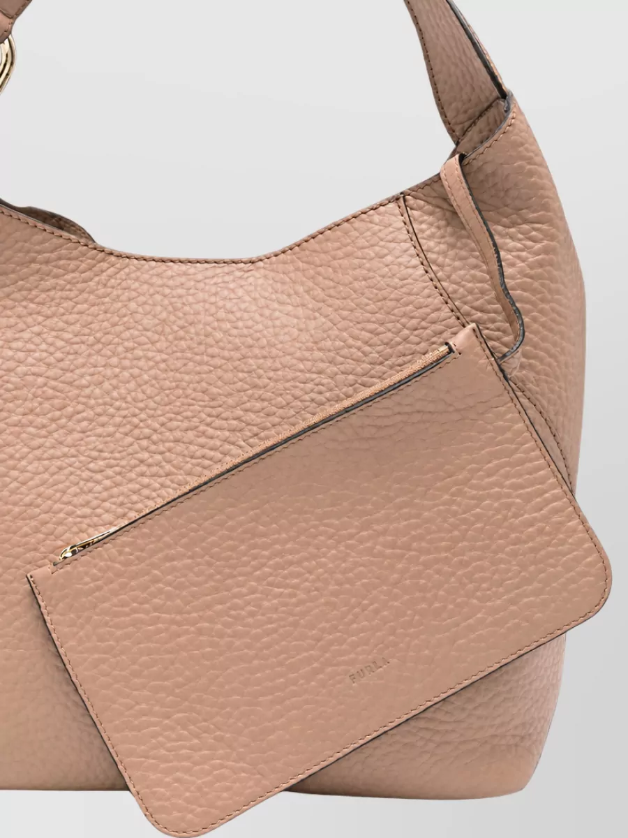 Furla Pebbled Leather Tote Bag