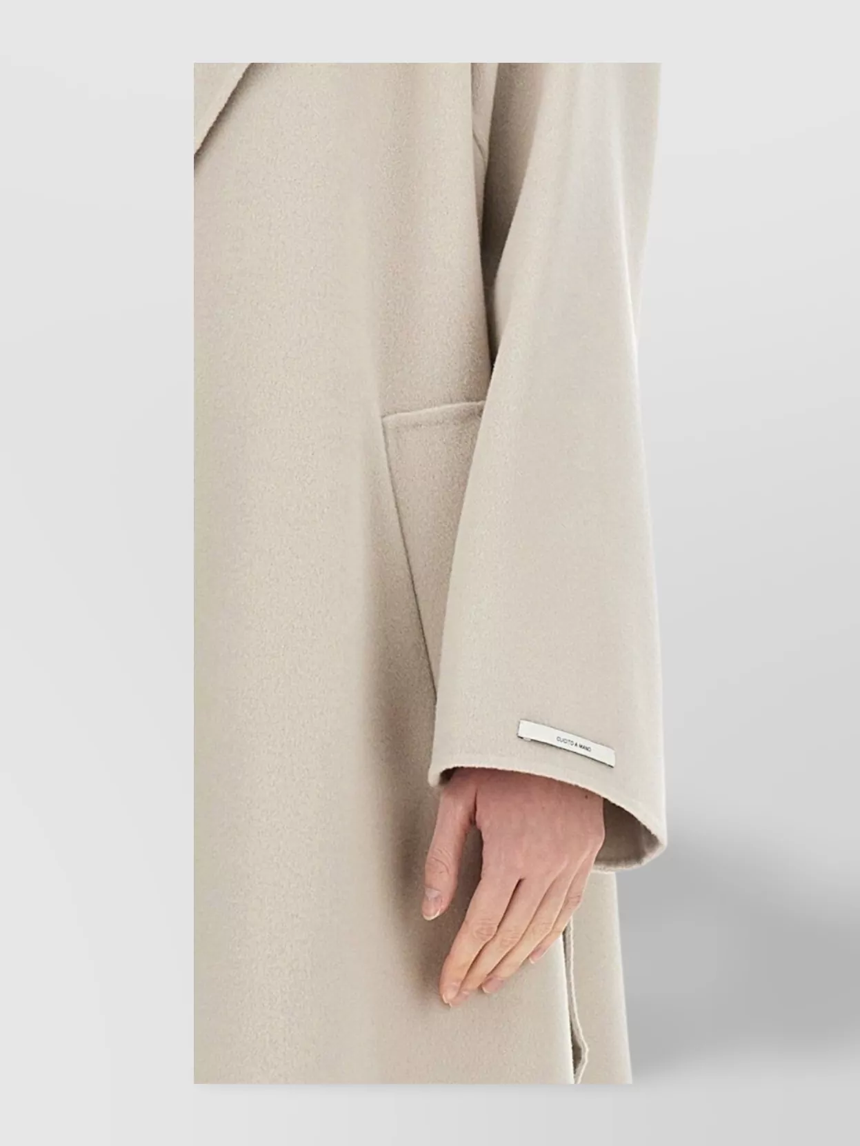 Sportmax Long Coat With Belt And Notched Lapels