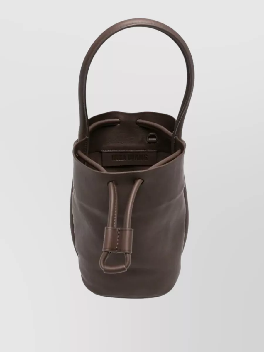 Uma Wang Leather Small Bucket Bag