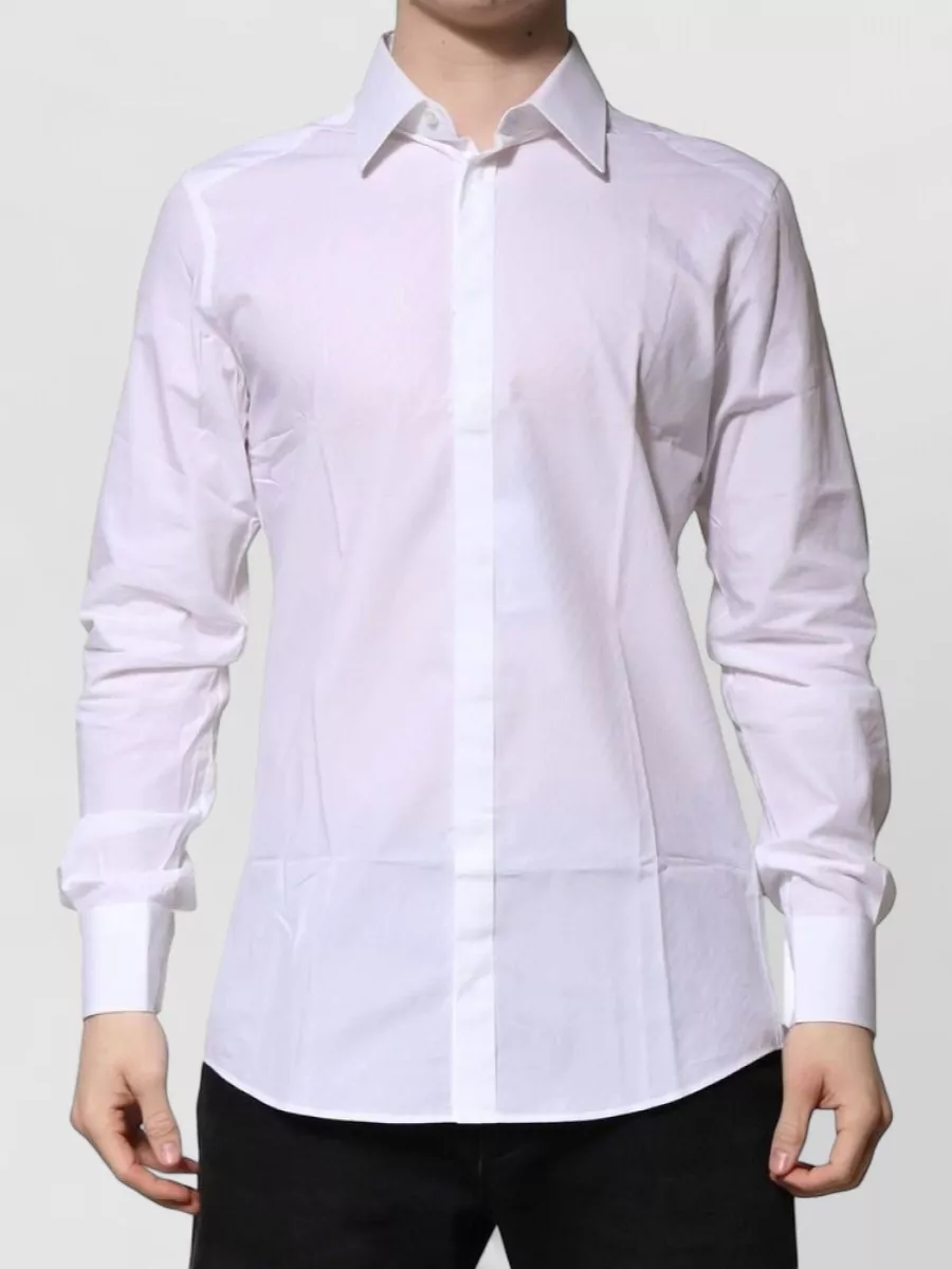 Dolce&Gabbana Cotton long-sleeve dress shirt