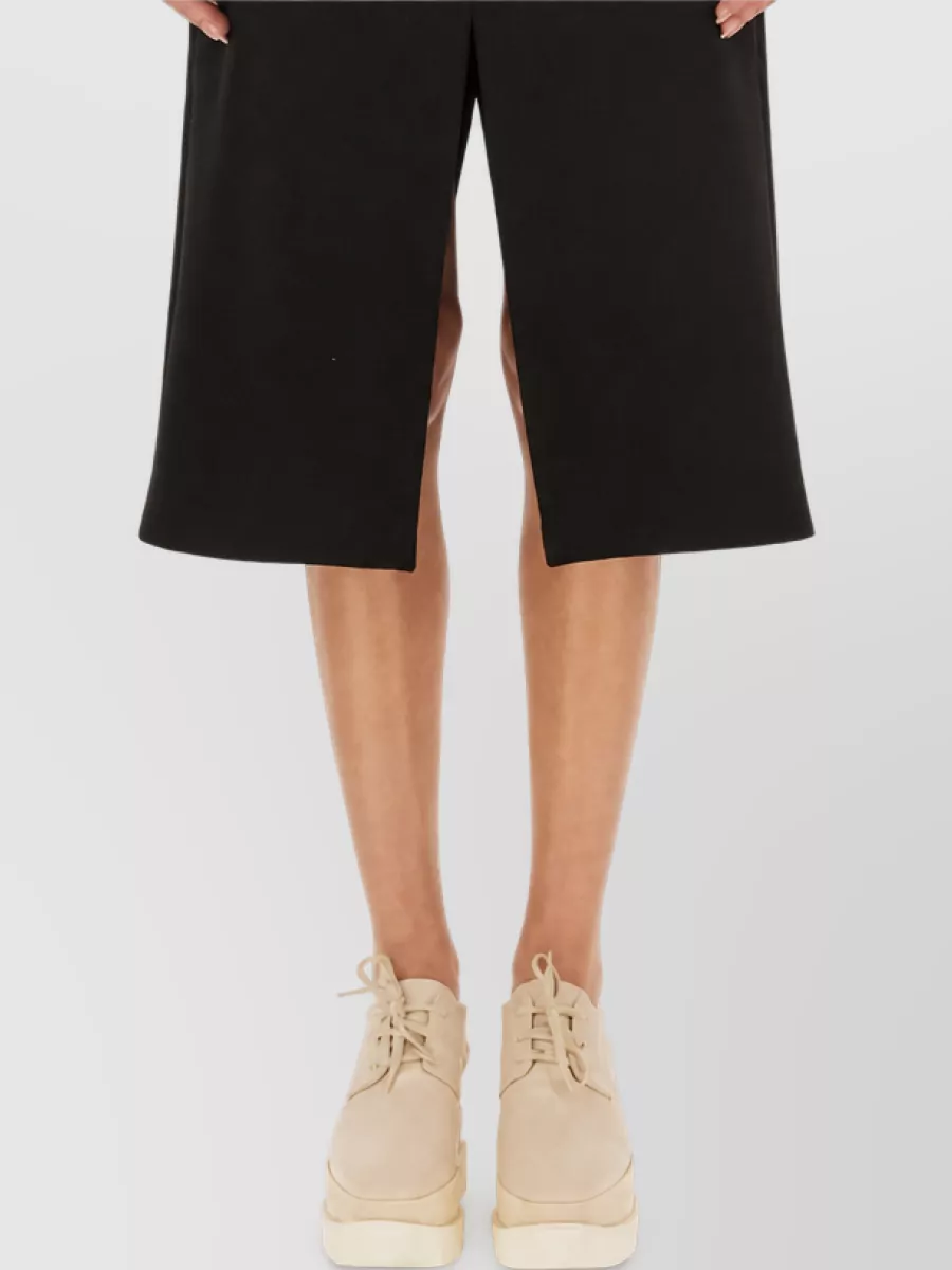 Stella Mccartney Wool Pencil Skirt In Black