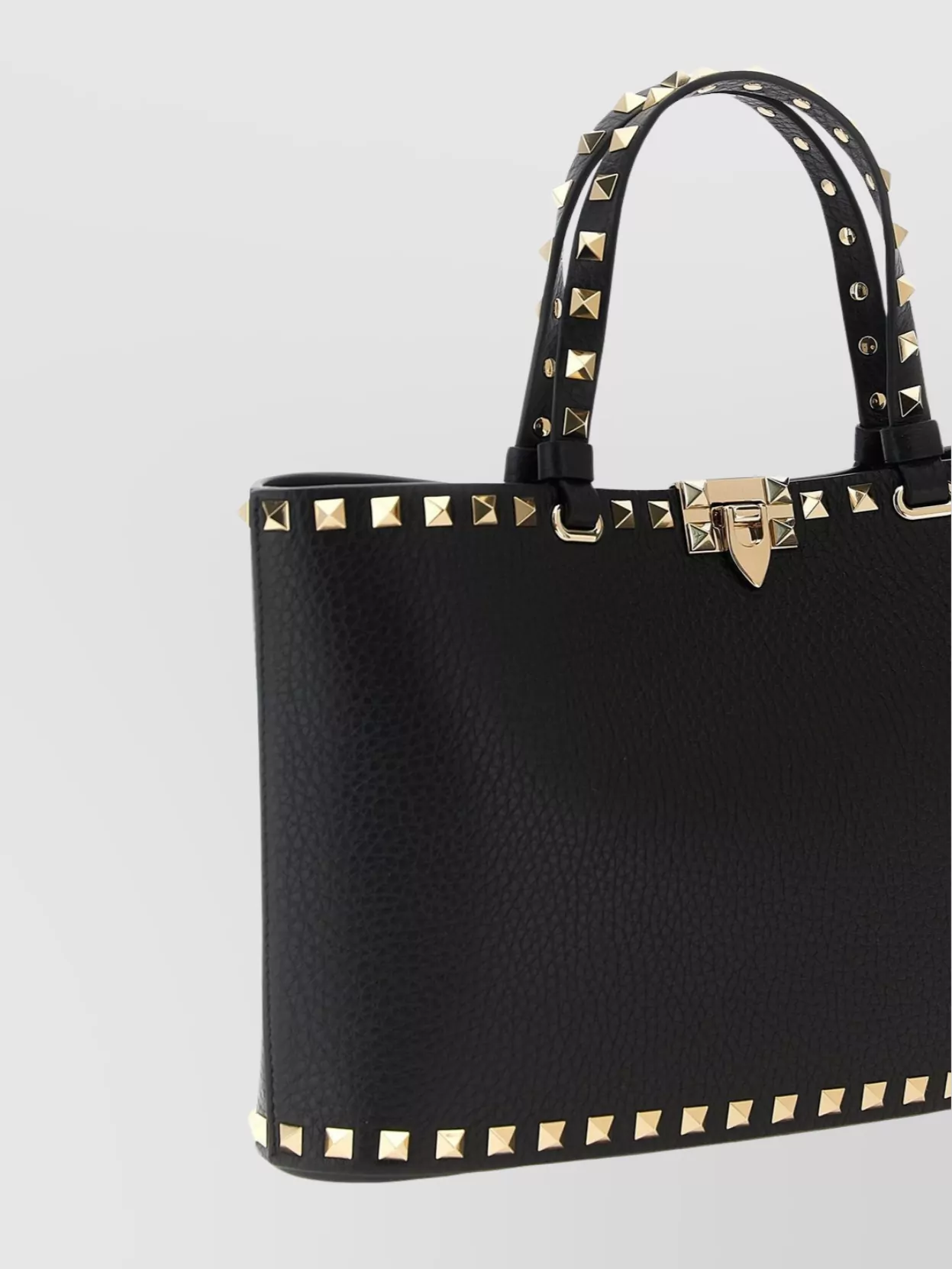 Valentino Garavani Rockstud Small Shopping Bag With Detachable Strap