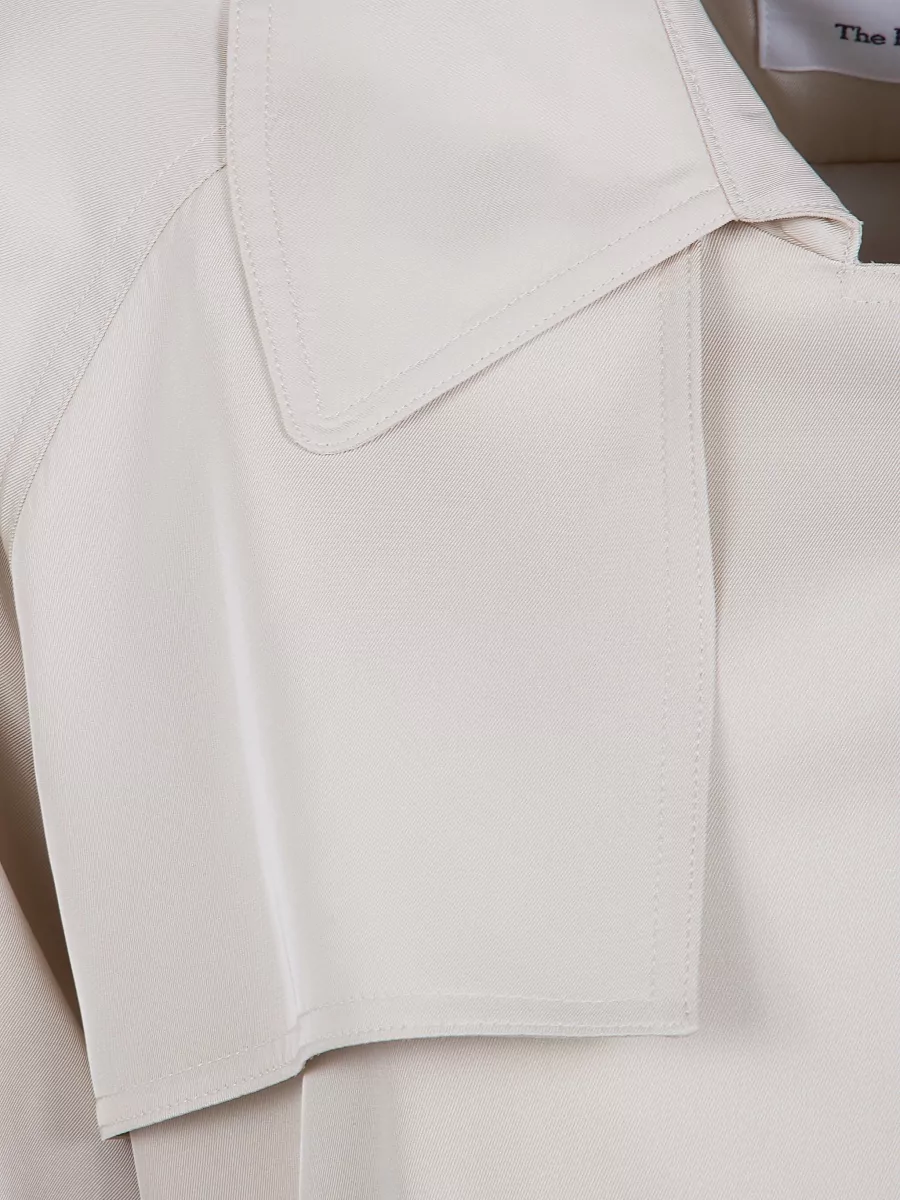 The Frankie Shop Twill Trench Coat