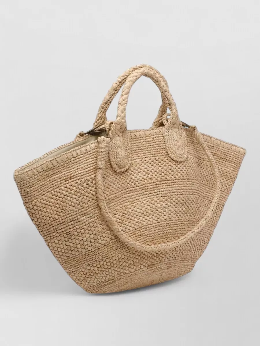 Ibeliv Raffia Beach Bag