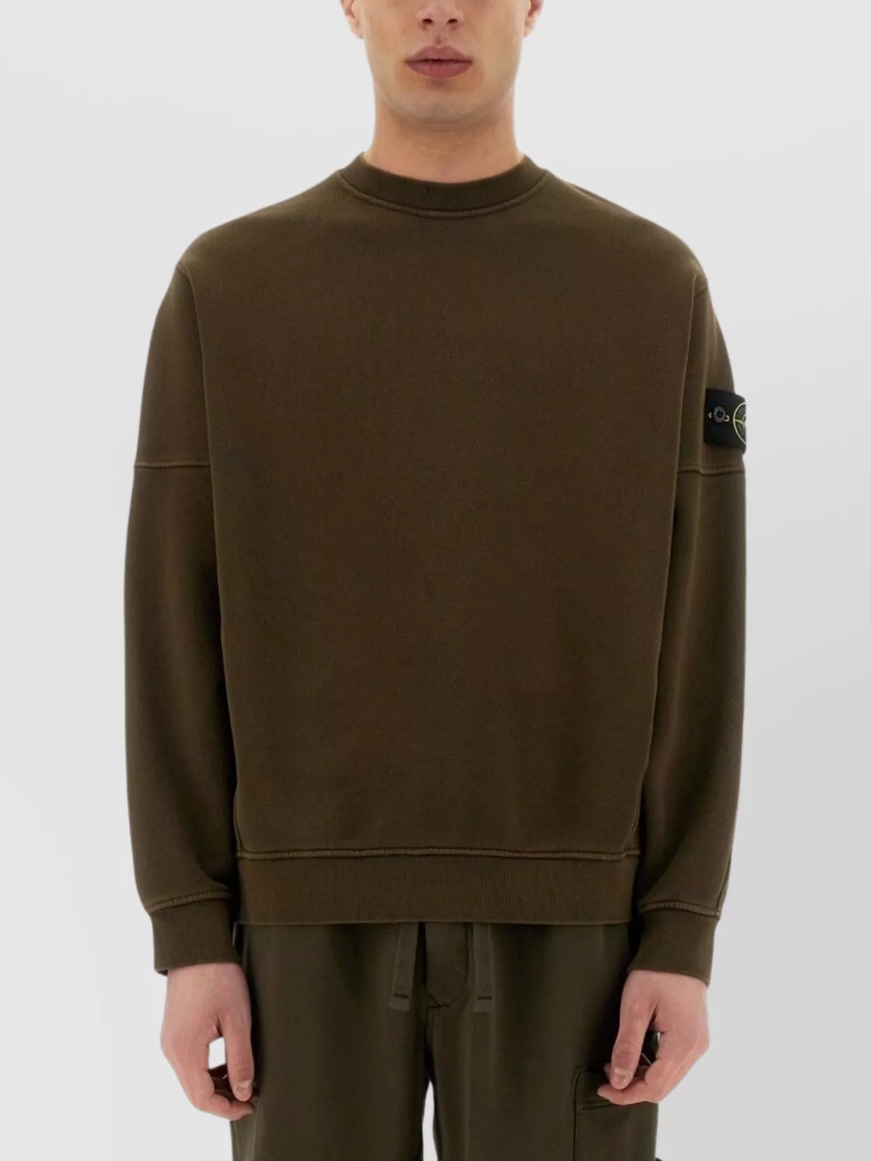 Stone Island - cotton crew neck sweatshirt