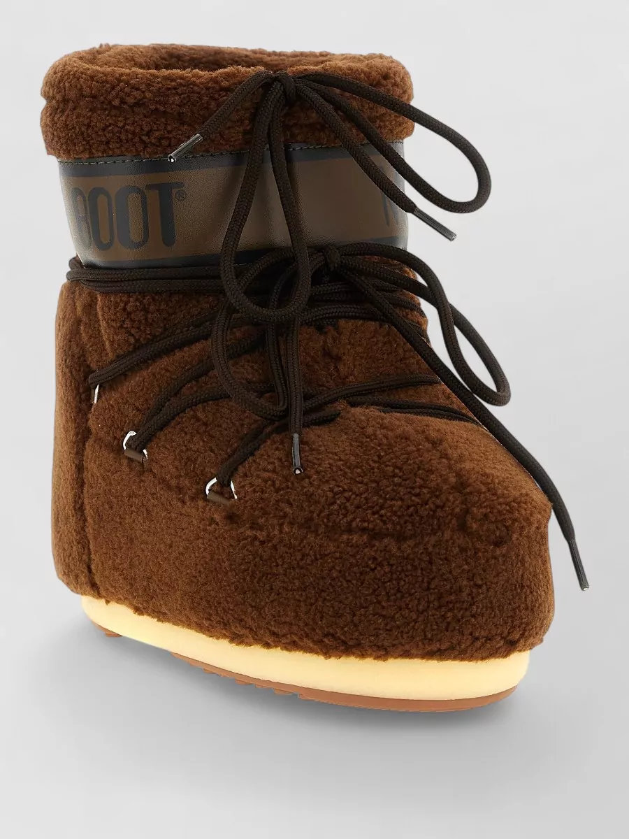 Moon Boot Teddy-Fleece Ankle Boots