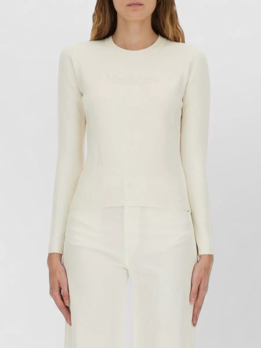 Max Mara Logo-Knit Top