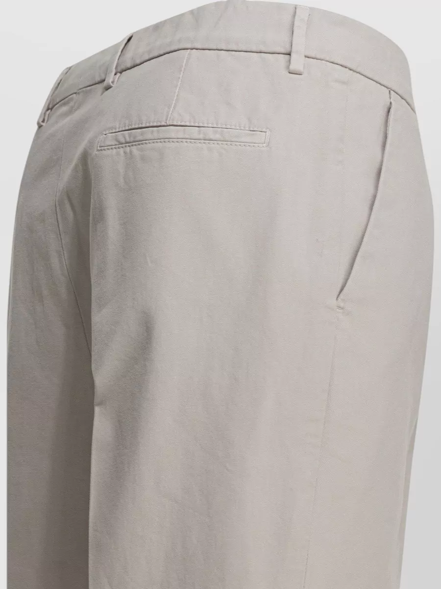 Brunello Cucinelli Tailored Trousers Pleated Front Belt Loops Pockets