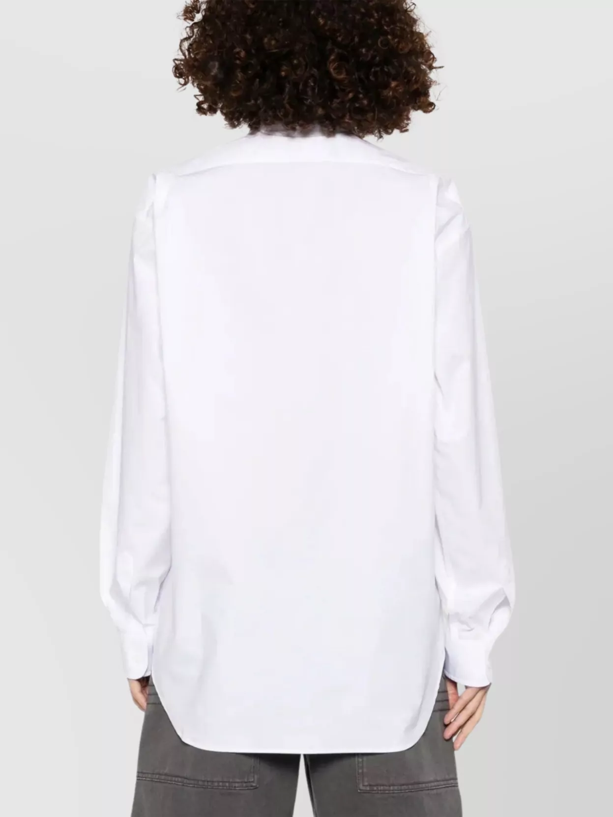 Shop Moschino Shirt With Chest Pocket And Pleats