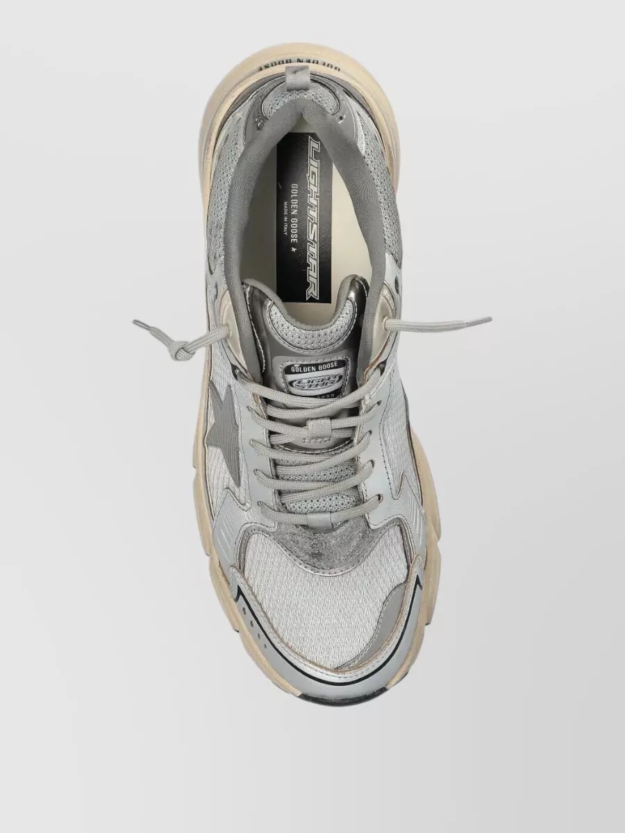 Golden Goose Lightstar Sneakers Mesh Nappa Star Detail