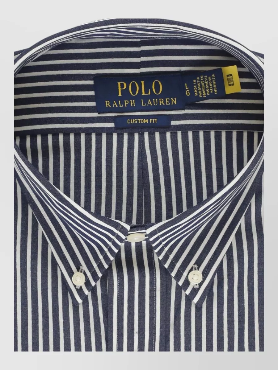 Ralph Lauren striped long-sleeve polo shirt
