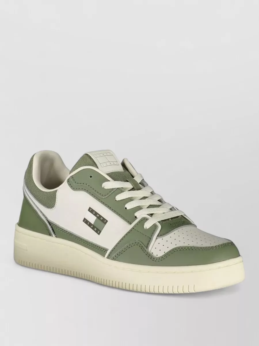 Tommy Hilfiger Leather Low-Top Sneakers