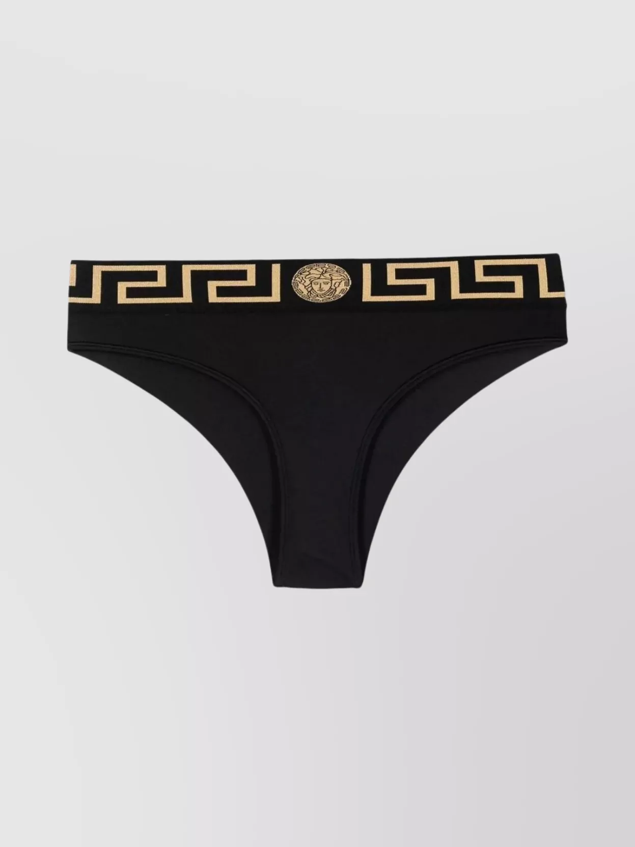 Shop Versace Trimmed Waistband With Border Detail