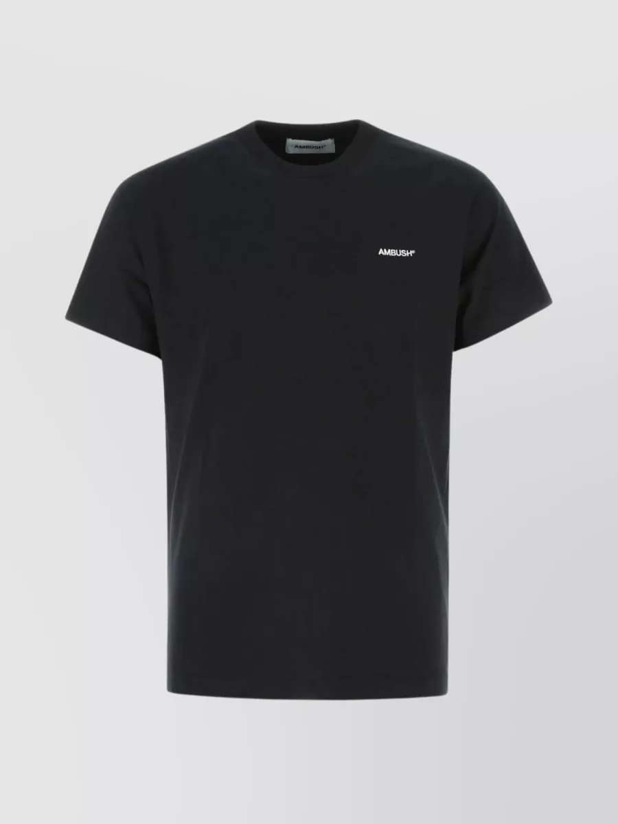 Shop Ambush Cotton Crew-neck T-shirt Trio In Black