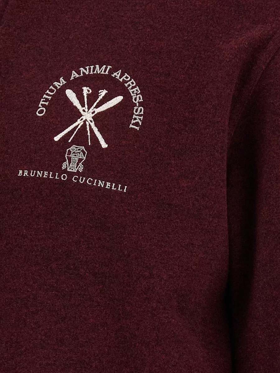 Brunello Cucinelli Cashmere High-Neck Half-Zip Sweater