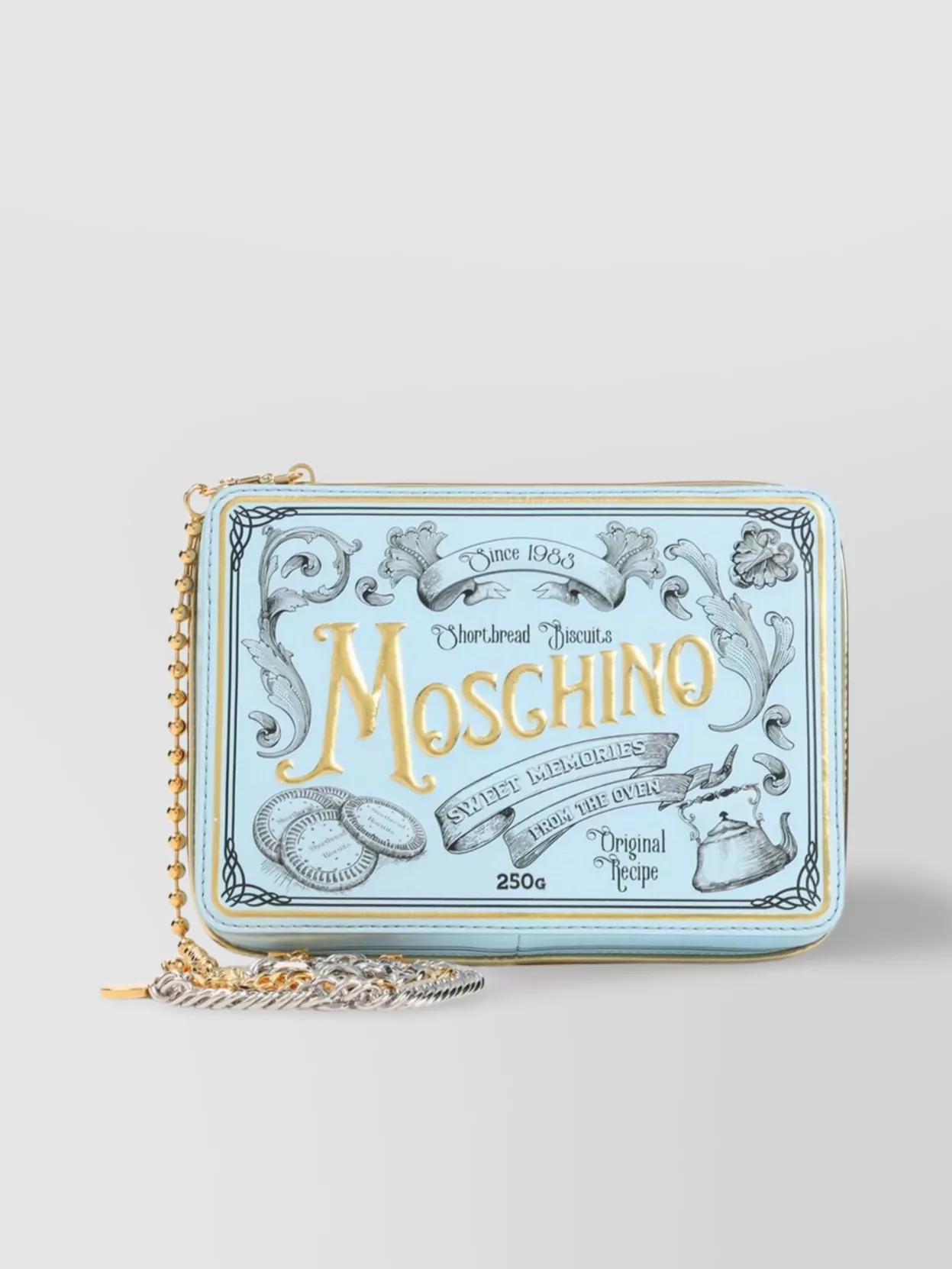Moschino Square Shape Chain Shoulder Bag