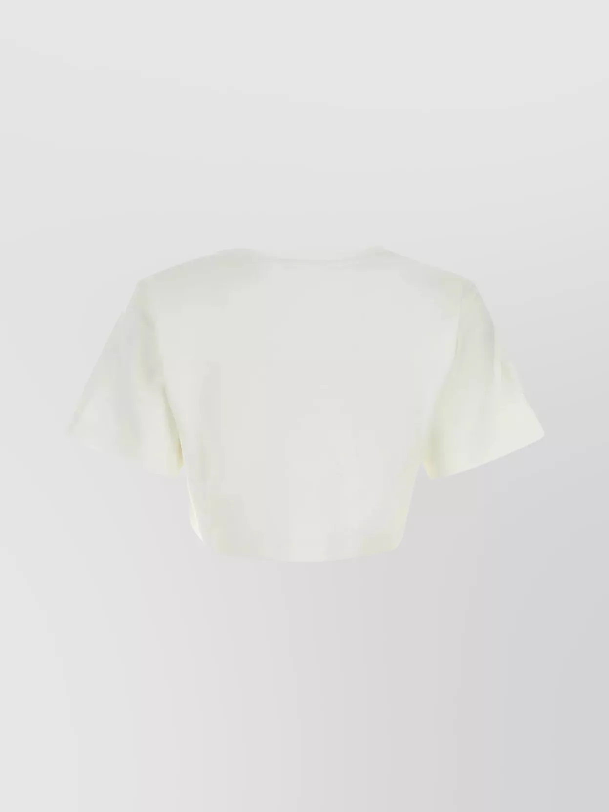 Shop Max Mara Short Sleeve Cotton T-shirt With Embossed Pattern