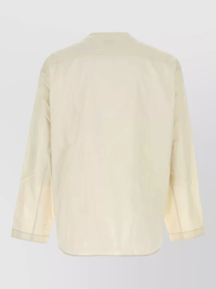 Lemaire Silk Blend Poplin Shirt