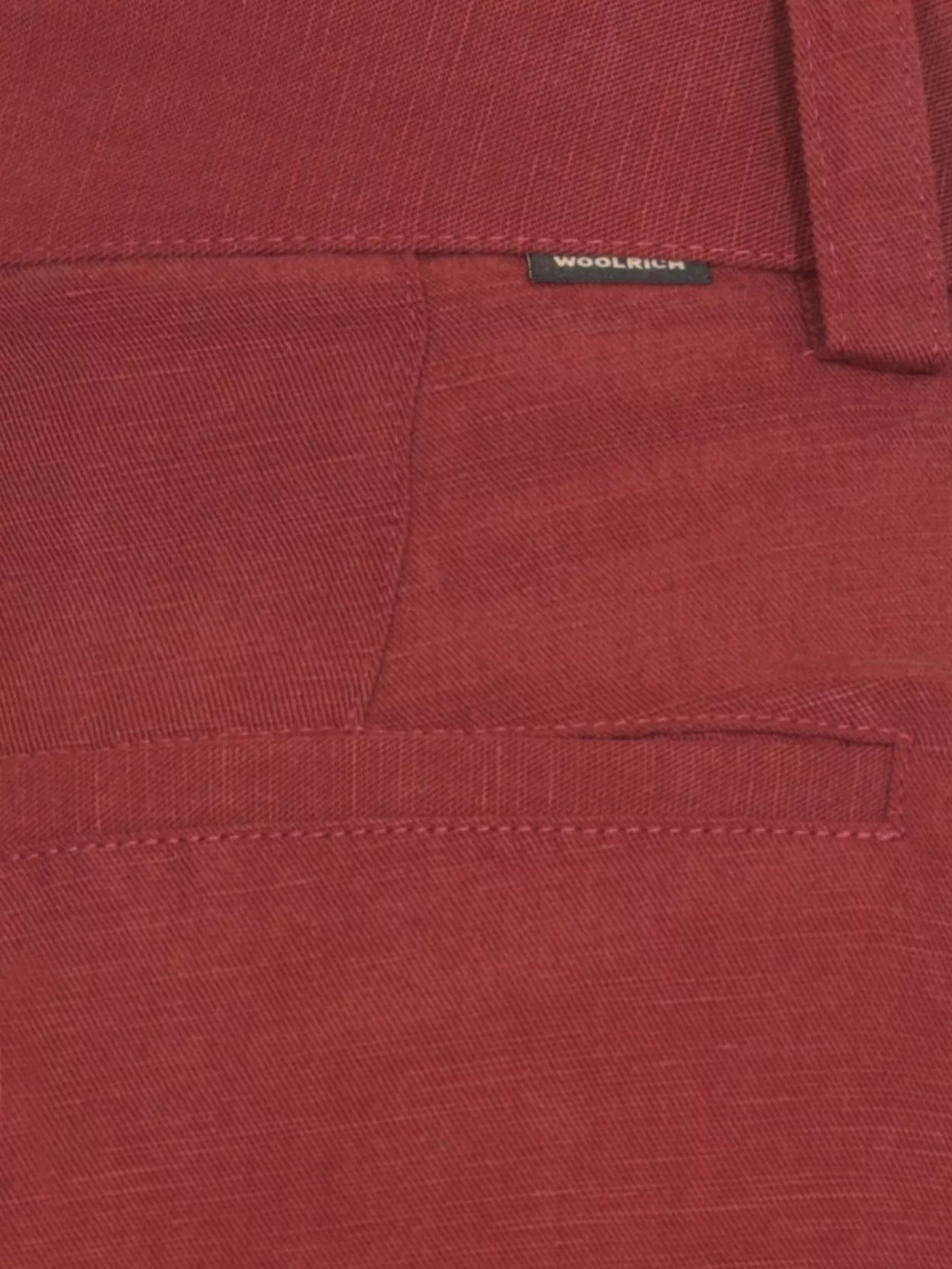 Woolrich Straight Linen And Viscose Trousers