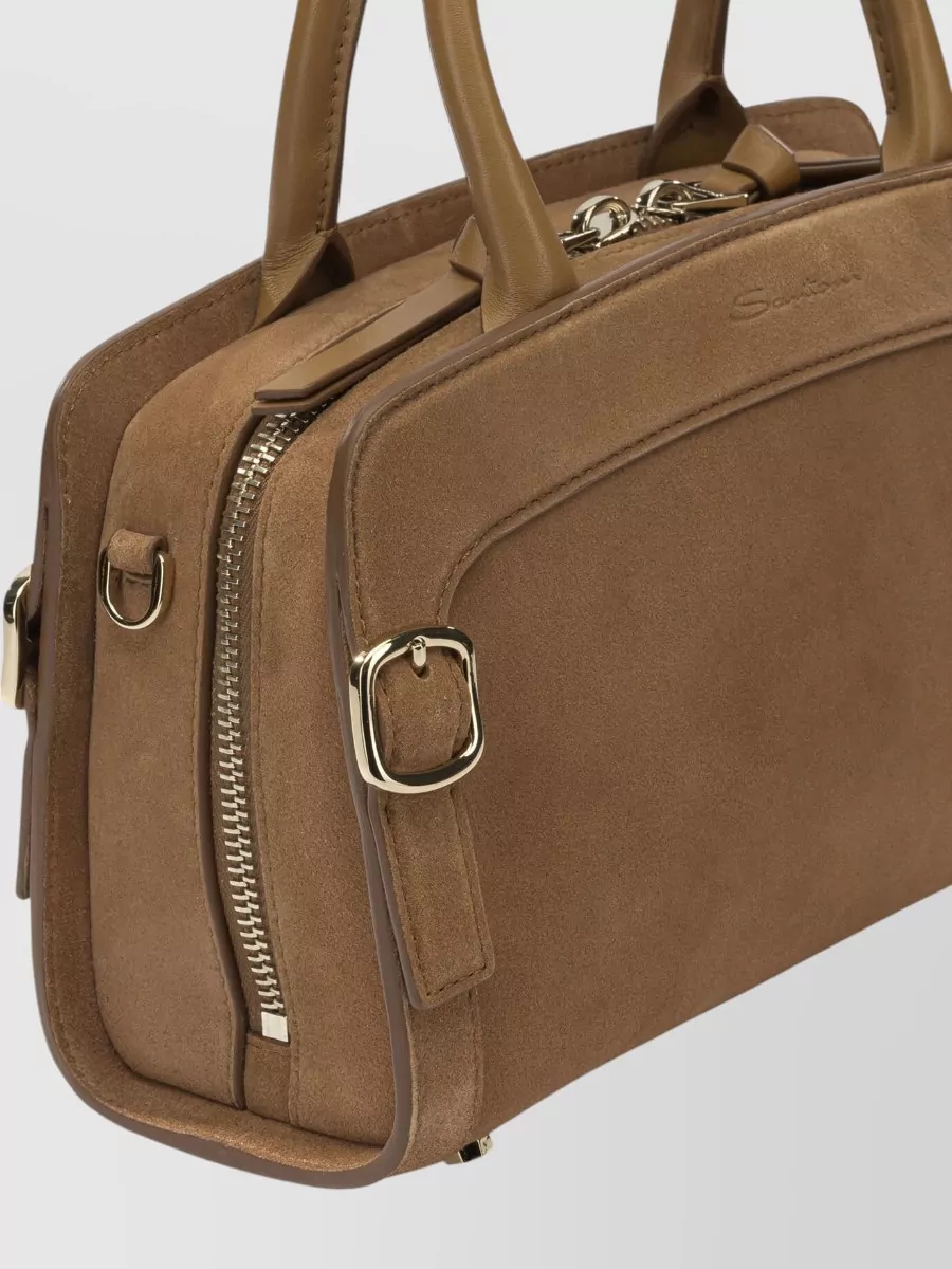 Santoni Leather Shoulder Bag