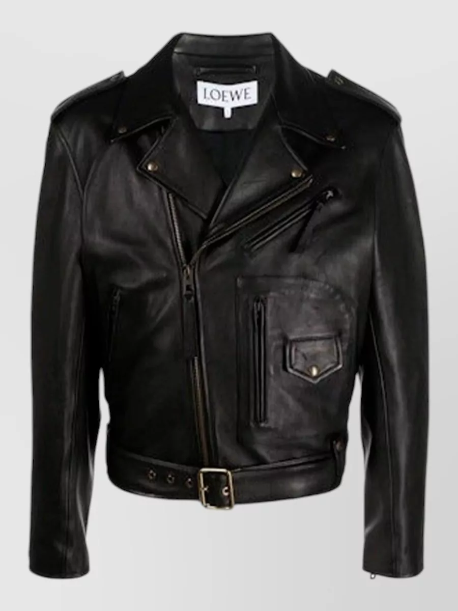 Loewe leather coat