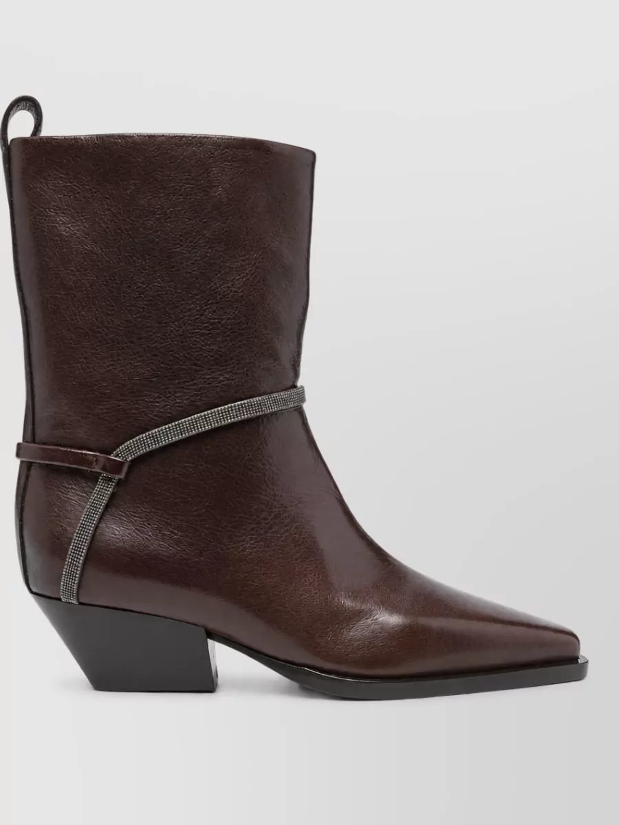 Brunello Cucinelli Leather Boots