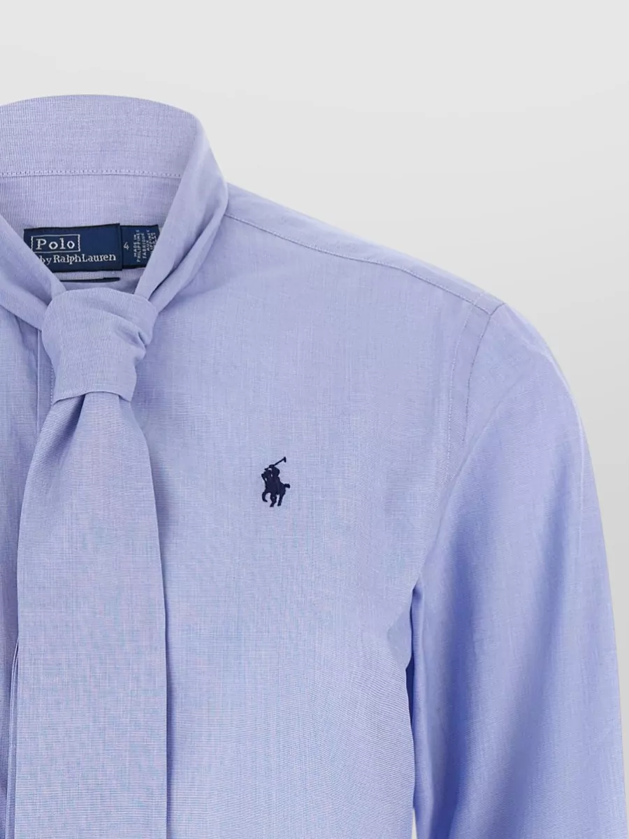 Polo Ralph Lauren Cotton Bow-Collar Shirt