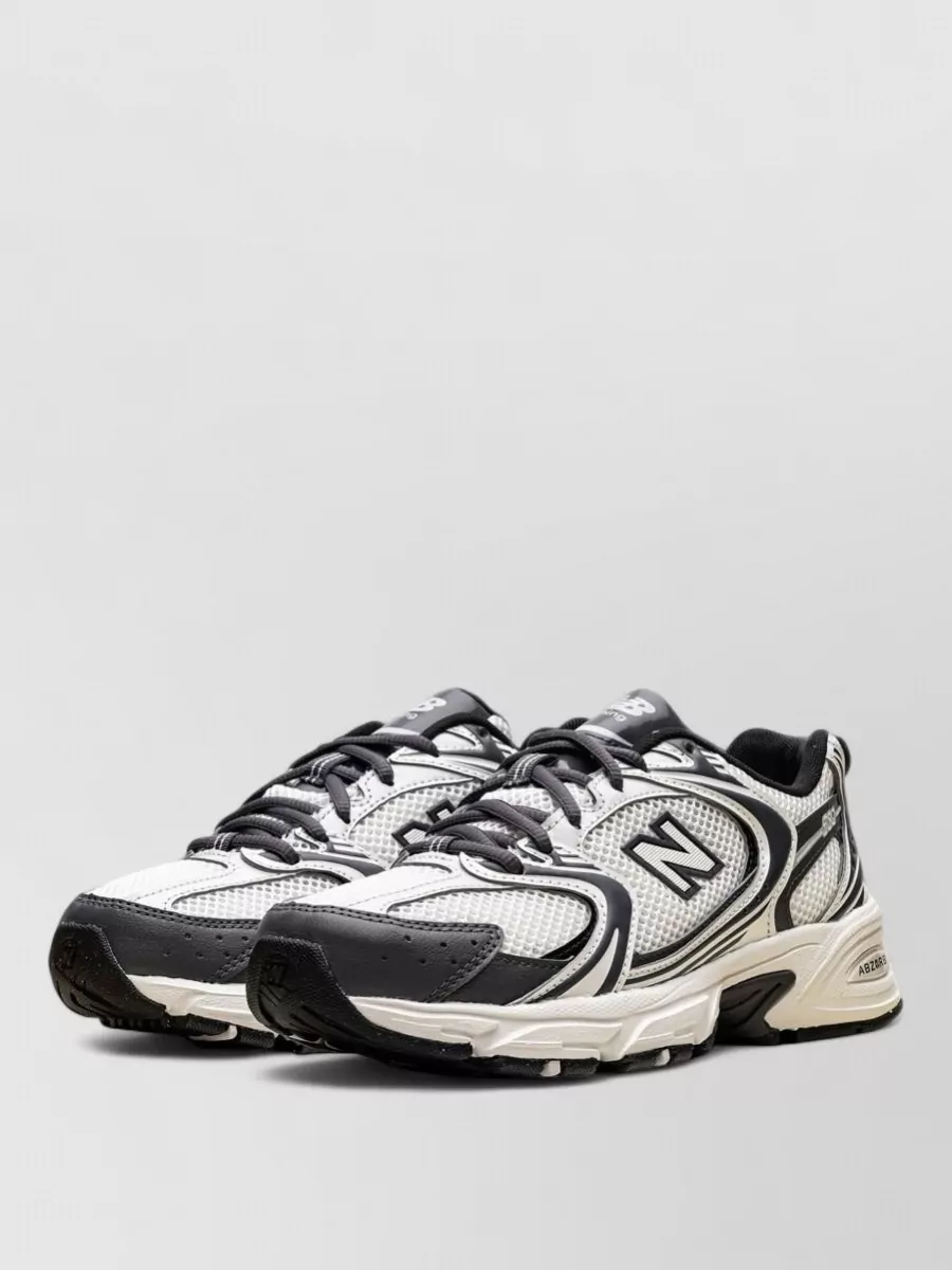 New Balance Leather and mesh low-top sneakers