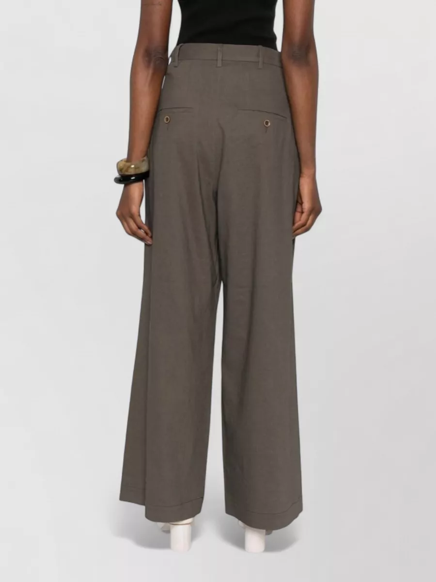 Uma Wang Pleated Wide-Leg Trousers