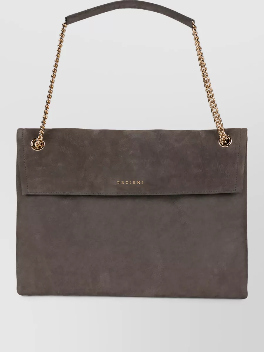 Orciani Leather Shoulder Bag