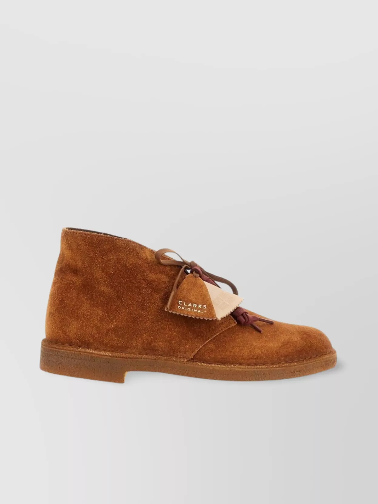 CLARKS SUEDE DESERT BOOT CREPE SOLE