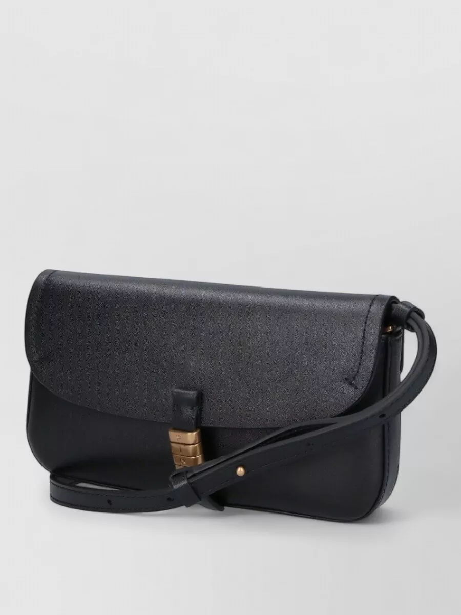 Pinko Love Bag Flat Leather Clutch Bag