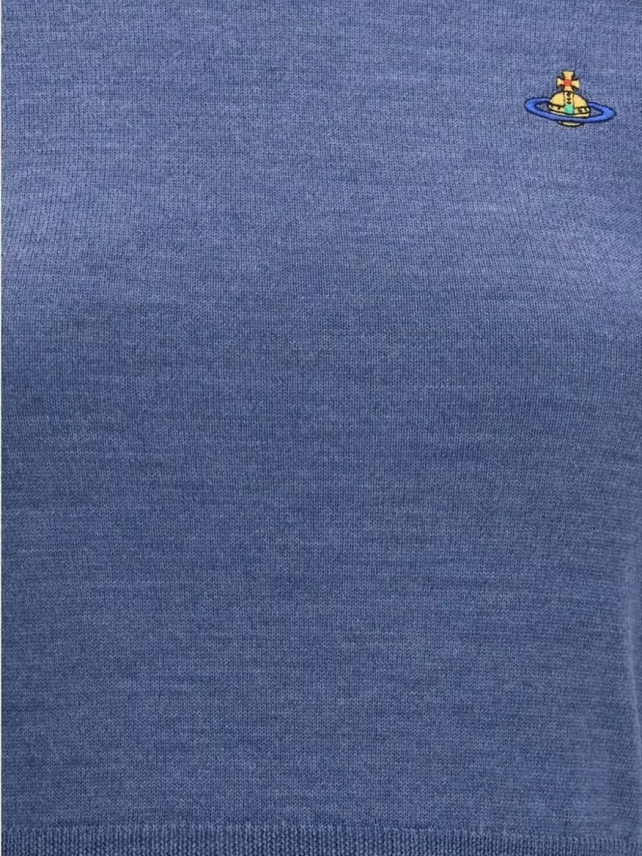 Vivienne Westwood Merino wool ribbed short-sleeve t-shirt