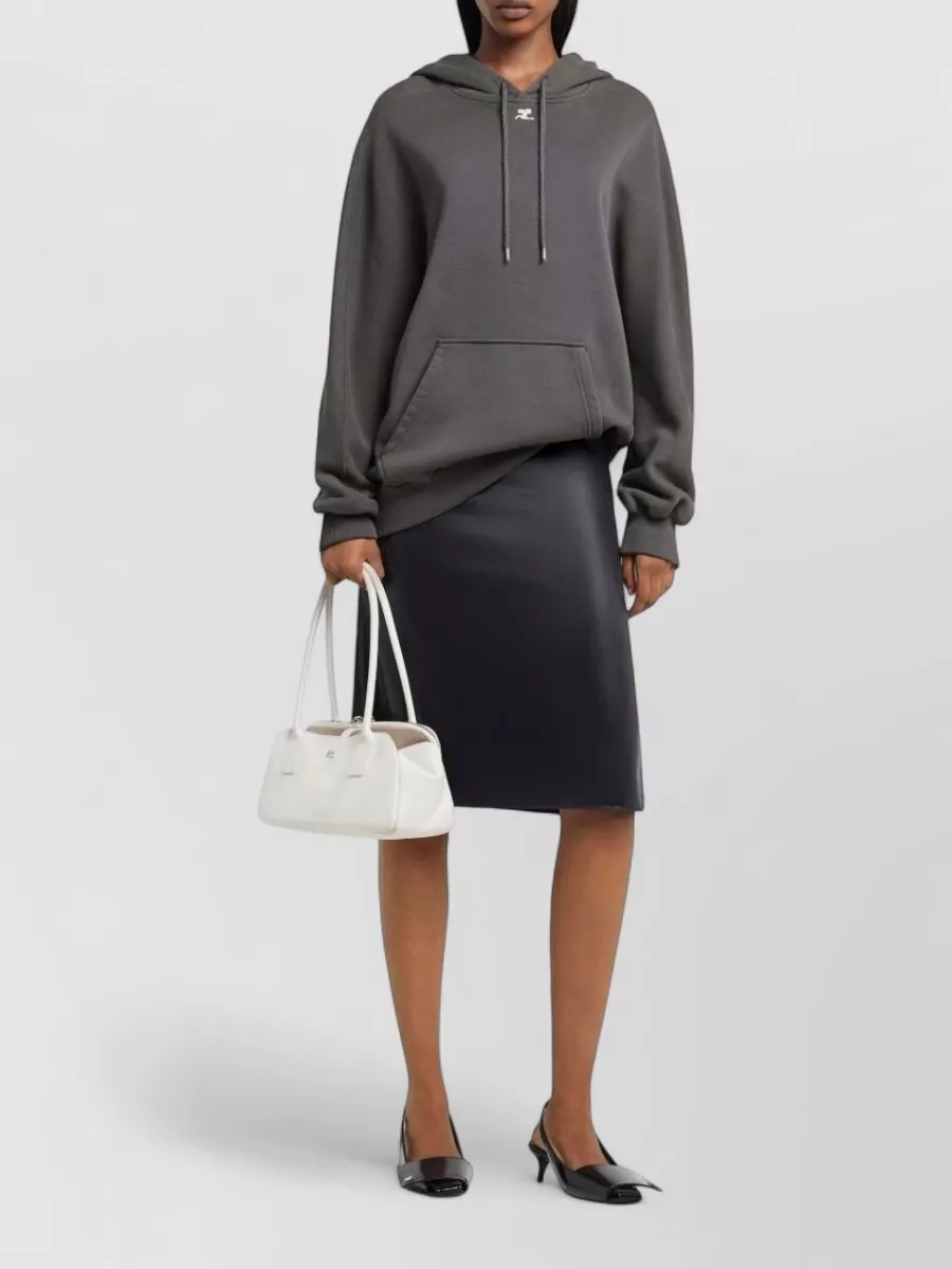 Courrèges Oversized Cotton Hoodie
